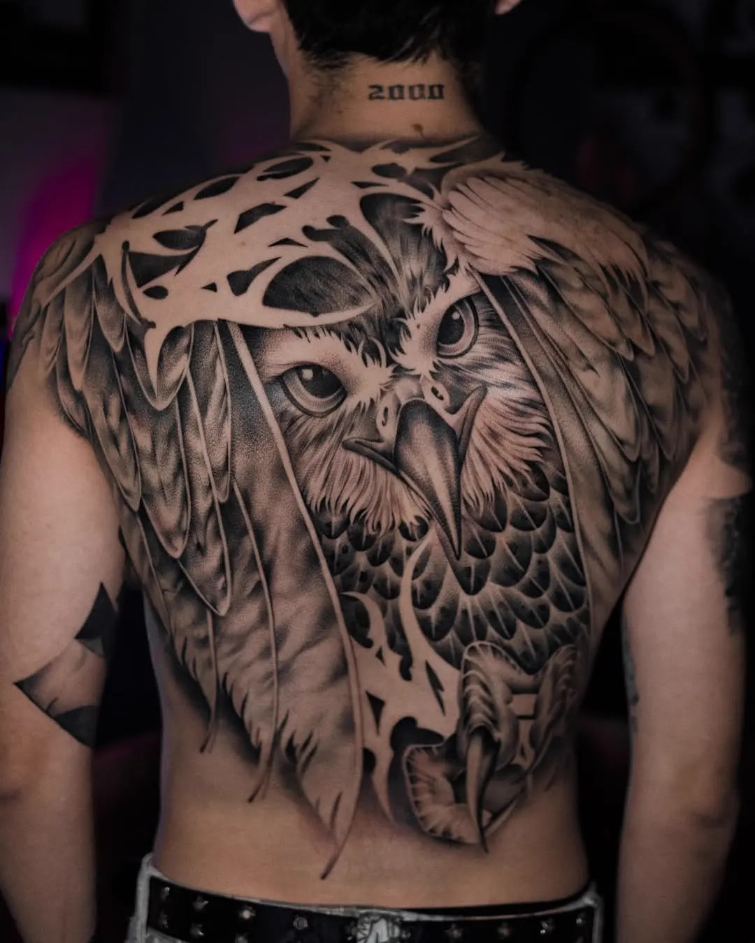 Lion and portrait sleeve — black & grey realism tattoo on the full sleeve, by Foenix Ink, Hollywood FL (session 2)